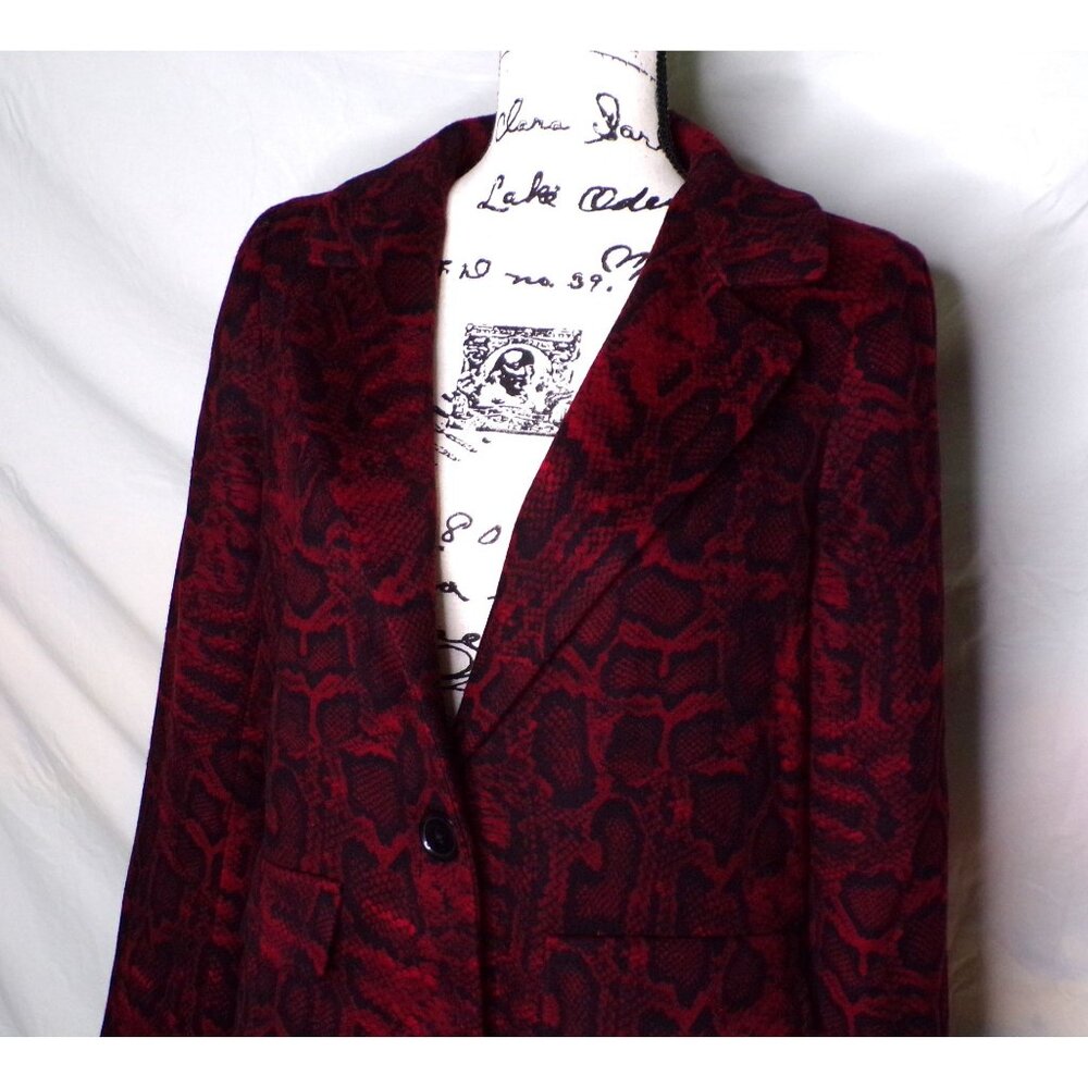 Sofia Cashmere Python Print Wool Cashmere Single … - image 4